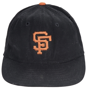 1972-1973 Willie McCovey Game Used & Signed San Francisco Giants Cap (MEARS & Beckett)